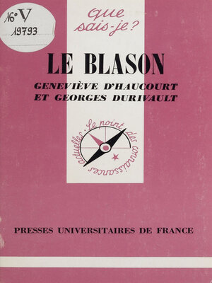 cover image of Le Blason